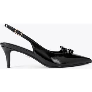 Carvela Carvela Positano Bow Sling Back Black Shoes
