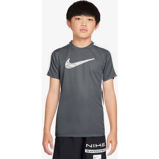 Kortærmet Nike Trophy23 Dri-FIT-trøje til større børn - grå - S