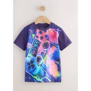 Next T-shirt med kortærmet tryk og normal pasform (3-16år)