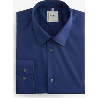 Next Easy Care Textured Single Cuff Smart Skjorter - EU 39 Almindelig