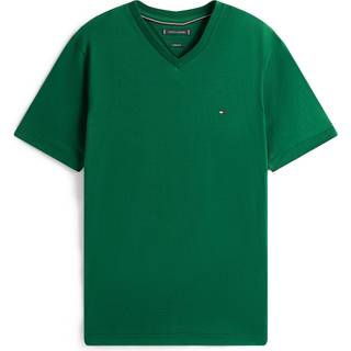 Flag Embroidery V-Neck T-Shirt