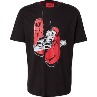 HUGO Herren T-Shirt schwarz