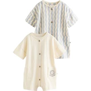 Next Minerals Striped 2pk Baby Romper