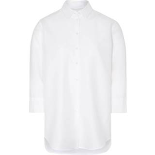 Linen Shirt Blouse in white plain