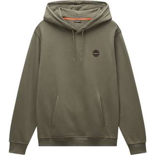 Napapijri B-Badge Hoodie Hoodie Herrer størrelse XL farve olivengrøn