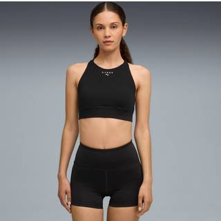 Women&#39;s Puma x HYROX SHAPELUXE High Neck Bra, Black, Size XS, Clothing - Black - XS