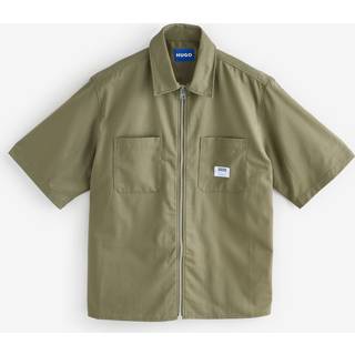 HUGO Blue Ekyz Oversized Shirt Green