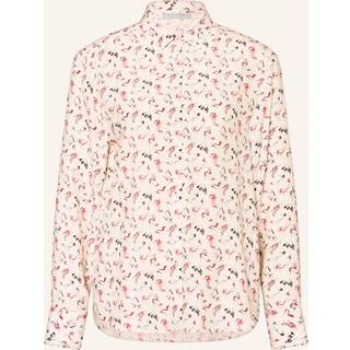 shirt-blouse in cream printed