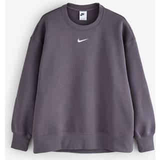 Nike Nike Dark Grey Oversized Phoenix Fleece Crew Neck Sweatshirt
