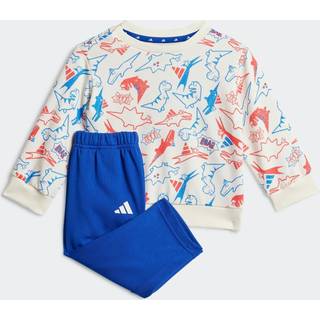 adidas adidas White Essentials Adiraptor Sweatshirt and Jogger Set Infant Kids
