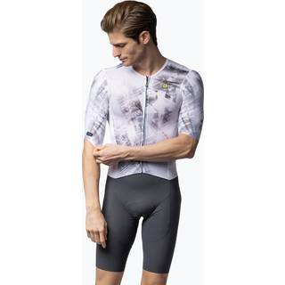 Alé PR-E Mirror Skinsuit Cykelheldragt Herrer størrelse L farve hvid