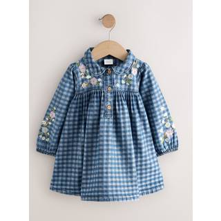 Next Langærmet Collar Kjole (3mdr.-8år)