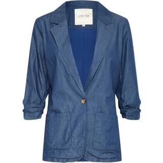 Cream Crtallie Cocamia Denim Blazer Jakker 10613969 Taos Dark Blue Denim (42)