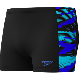 Speedo Hyperboom Panel Aquashort Badebukser Herrer størrelse 7 farve sort