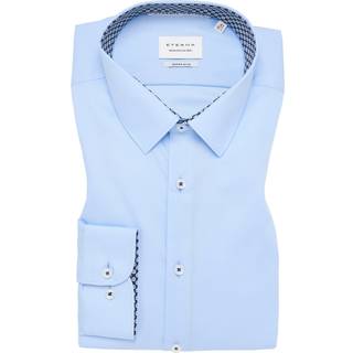 SUPER SLIM Shirt in light blue plain
