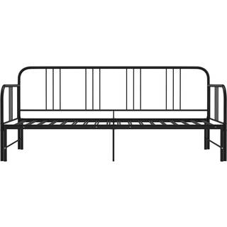 Sengestel Til Udtrækssofa 90X200 Cm Metal - Sort