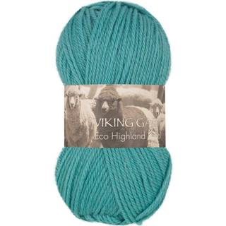Viking Eco Highland Wool 229 Petrol Indhold: 100% Uld Vægt/længde: 50 gram = ca. 110 meter Anbefalede pinde: 4-4.5 mm Strikkefasthed: 10 cm = 20 m Vask: Finvask Max 30 ºC / Tørres fladt.