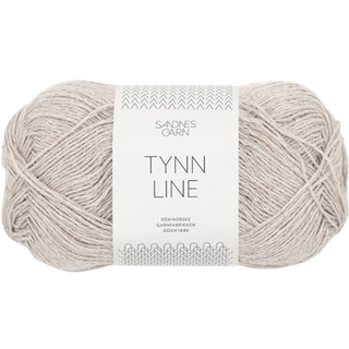 Tynd Line garn fra Sandnes Garn - Perlegrå