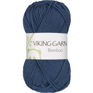 Viking Bamboo 627 Mørk blå Indhold: 50% Bomuld, 50% Bambus Vægt/længde: 50 g = ca. 110 meter Anbefalede pinde: 3.50 - 4.00 mm Strikkefasthed: 10 x 10 cm = 22 m Maskinvask 40°C / Tørres fladt.