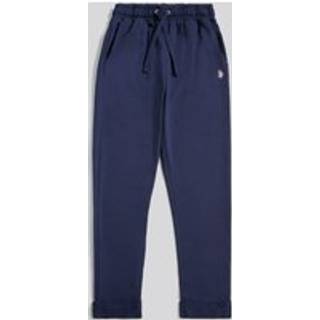U. S. Polo Assn U. S. Polo Assn. Blue Womens Double Horsemen Roll Cuff Joggers