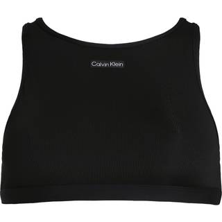 Bralette Bikini Top - CK Rib - Black - L