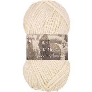 Viking garn Eco Highland Wool - Natur, color 202, 50 gram