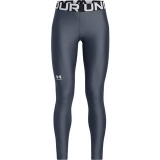 HeatGear® Girls' Leggings Downpour Gray / White YLG (149 - 160 cm)