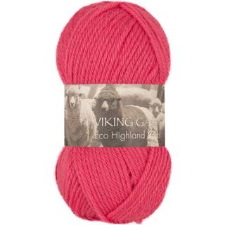 Viking Eco Highland Wool 265 Rosa Indhold: 100% Uld Vægt/længde: 50 gram = ca. 110 meter Anbefalede pinde: 4-4.5 mm Strikkefasthed: 10 cm = 20 m Vask: Finvask Max 30 ºC / Tørres fladt.