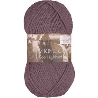 Viking Eco Highland Wool 268 Lilla Indhold: 100% Uld Vægt/længde: 50 gram = ca. 110 meter Anbefalede pinde: 4-4.5 mm Strikkefasthed: 10 cm = 20 m Vask: Finvask Max 30 ºC / Tørres fladt.