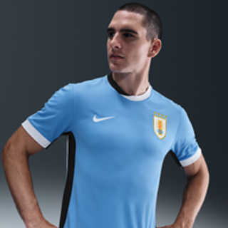 Uruguay 2024/25 Stadium Home (herrehold) Nike Dri-FIT Replica-fodboldtrøje til mænd - blå - XXL