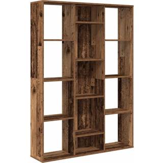 Rumdeler/Bogreol 100X24X140 Cm Konstrueret Træ - Gammelt træ