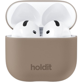 Silicone Case Mocha Brown Airpods 4 - Brun - Add QTY