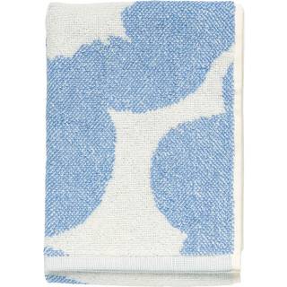Marimekko Unikko Gæstehåndklæde 32x50 Cm Sky Blue - Håndklæder & Badelagner Bomuld Cream - 074657-150