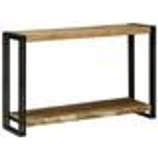 Konsolbord Brun 120 x 33 x 75 cm Massivt ru mangotræ