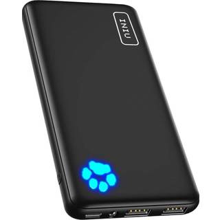 INIU B41 Powerbank i lommestørrelse. 10000mAh. Sort