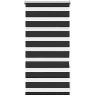 Rullegardin I Zebradesign - Sort / 40 x 100 cm