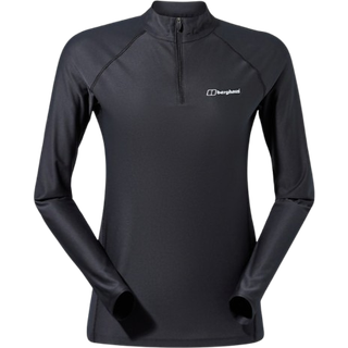 Women's 24/7 Tech Tee Long Sleeve Half Zip - Black