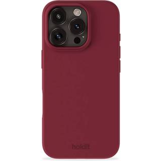 Holdit iPhone 16 Pro Max Soft Touch Silikone Cover - Red Velvet