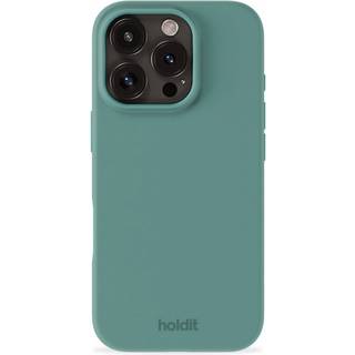 Holdit iPhone 16 Pro Max Soft Touch Silikone Cover - Moss Green