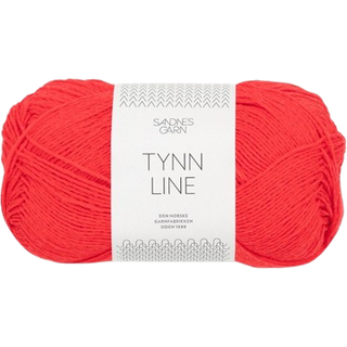 Tynd Line garn fra Sandnes Garn - Flame scarlet
