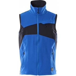 MASCOT ACCELERATE arbejdsvest, azurblå/mørk marine - 2XL
