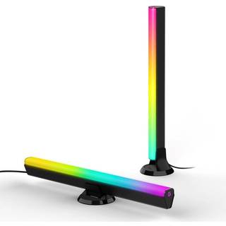 Govee RGBIC H6046 - light bar - LED - 13 W - RGBIC - 2000 K - black (pack of 2)