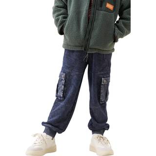 Angel & Rocket Angel & Rocket Black Weston Washed Cord Cuffed Joggers