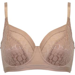 Pour Moi Pour Moi Brown Non Padded Underwired Geo Sculpt Underwired Bras