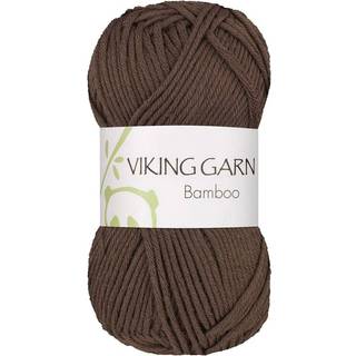 Viking Bamboo 608 Brun Indhold: 50% Bomuld, 50% Bambus Vægt/længde: 50 g = ca. 110 meter Anbefalede pinde: 3.50 - 4.00 mm Strikkefasthed: 10 x 10 cm = 22 m Maskinvask 40°C / Tørres fladt.