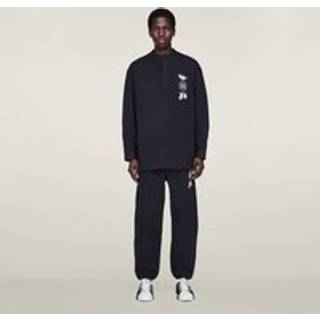 Y-3 træningsbukser med opslag - Black - M