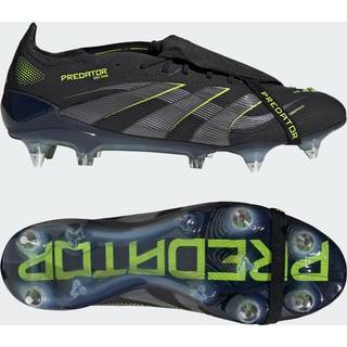 Predator Elite-støvler med foldbar pløs til blødt underlag - Core Black / Carbon / Lucid Lemon - 47 1/3
