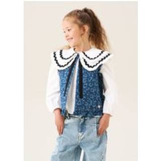 Angel & Rocket Angel & Rocket Petra Leopard Print Denim Gilet