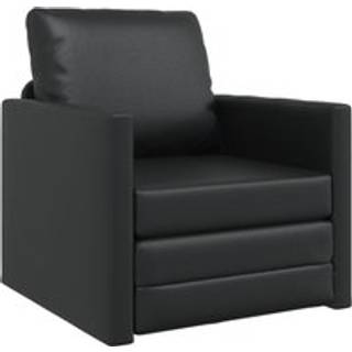 Sovesofa Sort 74 x 77 x 81 cm Fløjl