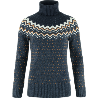Fjällräven Women's Övik Knit Roller Neck Navy-Dark Navy, S